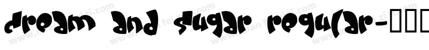 Cream and Sugar Regular字体转换